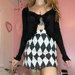 Sugar Thrillz xs black cardigan/shirt